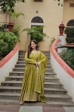 Women Party Wear Pant Kurta ReadyMade Dupatta Salwar Kameez Wedding Suit Eid