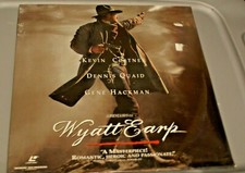 Wyatt Earp - LASERDISC - Kevin Costner - Dennis Quaid NEW  1994 2-Disc Set