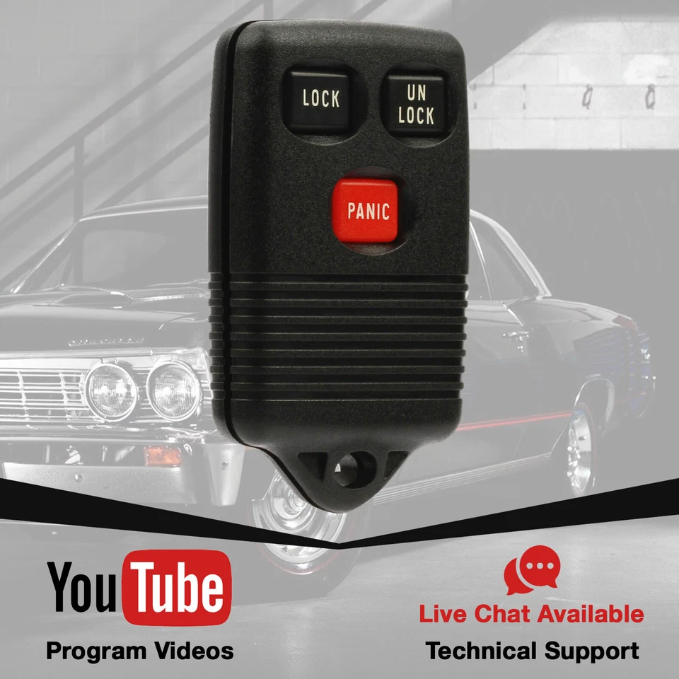 For 1993 1994 1995 1996 1997 Ford F150 F250 F350 Probe Ranger Car Remote Key Fob - Image 3 of 4