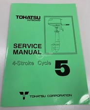 Manuale officina cod 003-21034-0 per motori Tohatsu 5 HP 4T (in inglese) nautica