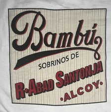 Vtg "BIG BAMBU" by Cheech & Chong Rolling Paper Promo Tee Shirt RARE DESIGN, XL