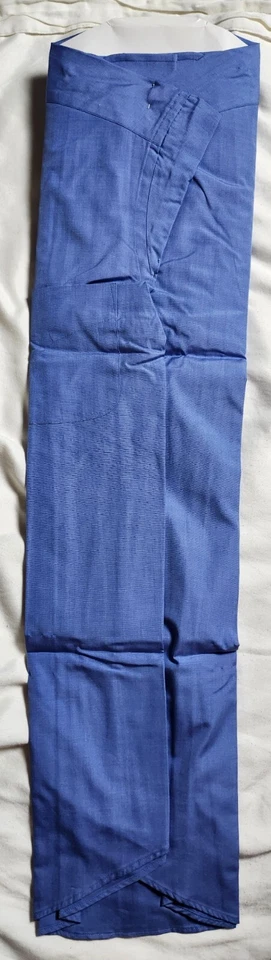 Faconnable Men's Button Up Dress Shirt Blue Size 2/15R Cotton Long Sleeves - Image 3 of 4