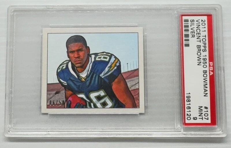 Vincent Brown Topps 1950 Bowman #107 Silver