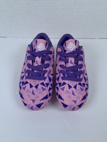 Girls Turf Soccer Cleats Sz 10 New With Box Pink & Purple (S310) - Picture 4 of 10