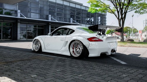 FRP pd rb v2 Estilo BodyKit (parachoques, guardabarros, ala) Para 05-08 Porsche Cayman 987.1 - Imagen 12 de 12