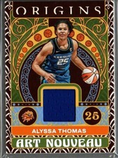 Alyssa Thomas 2023 Panini WNBA Origins Art Nouveau Jersey Patch