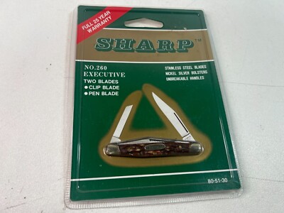 NEW Sharp 260 Knife Stainless Blade/1988 Kmart Original Packages