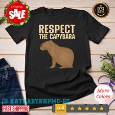 Funny Capybara For Men Women Kids Cavy Rodent Capybara Lover Unisex Casua T-Shir