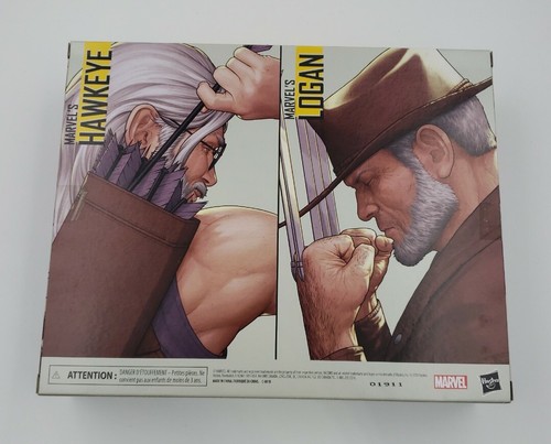 2020 X-Men Marvel Legends Old Man Logan & Hawkeye Action Figure 2-Pack Hasbro - Picture 13 of 13