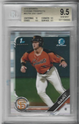 Joey Bart Bowman 2019 RC Auto /50 SP