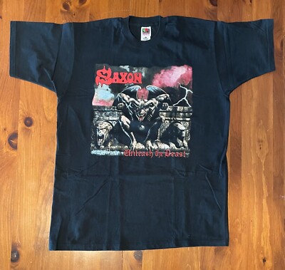 VINTAGE Authentic 1998 SAXON Unleash The Beast Concert Tour