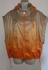 Puma Pronounce Windbreaker Vest Orange Gold No Sleeves Hooded Xl Read