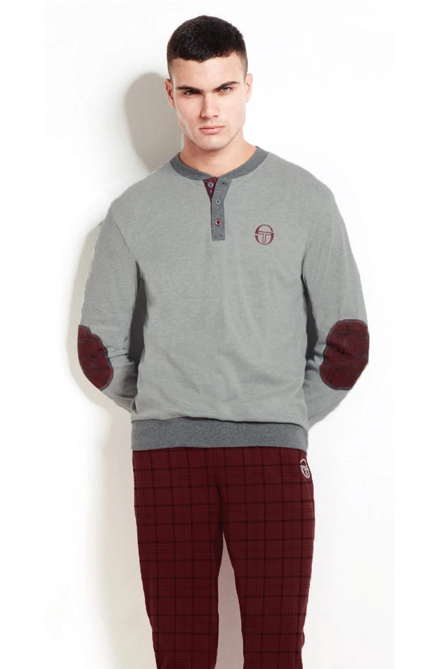 Pigiama SERGIO TACCHINI cotone caldo UOMO manica lunga INVERNALE premium tuta