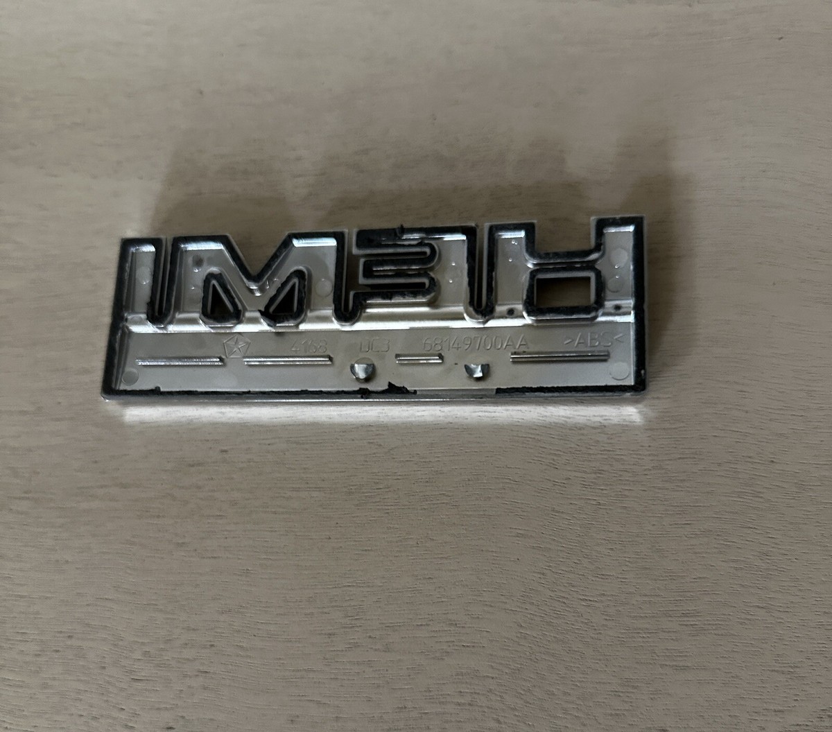 OEM 2014-2018 RAM 1500 5.7L HEMI BADGE/EMBLEM #68149700AA Used