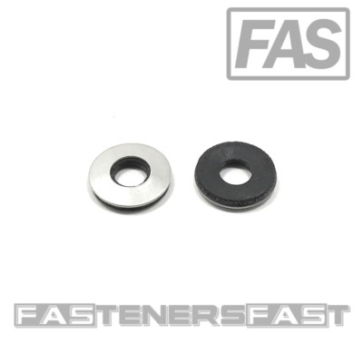 (50) 3/8 x 7/8 OD Stainless Steel Washer EPDM Neoprene Rubber Backed Washers