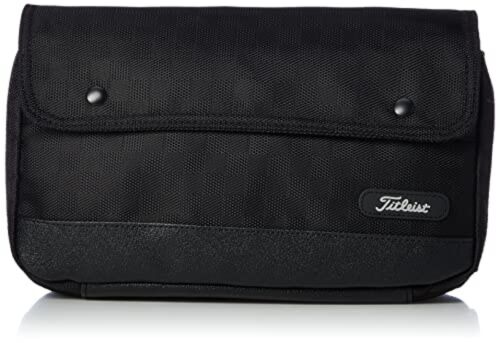 TITLEIST Golf Multi Pouch AJLPCH02 Black Large Can be attached to cart bar F/S - Picture 1 of 12