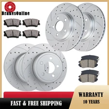 Front and Rear Brake Rotors Pads Kit for Dodge Charger Chrysler 300 06-20 Brakes