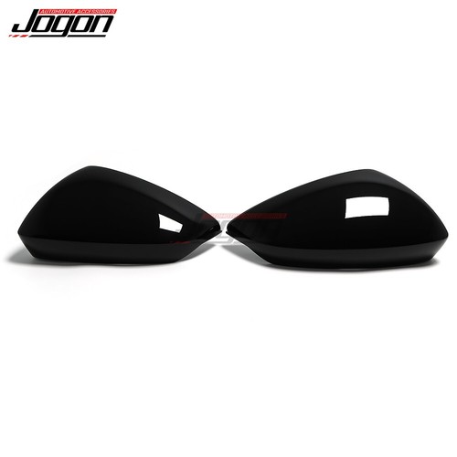 Gloss Black Exterior Side Mirror Cover Caps For Audi A3 8Y S3 RS3 2020 2021 LHD - Imagen 9 de 9