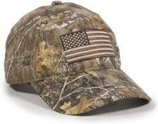 Outdoor Cap Men's Camouflage Americana Cap, One Size
