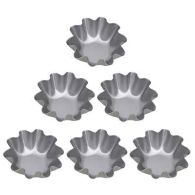 6Pcs Tart Molds Cake Baking Molds Tartlet Baking Tools Pudding Molds