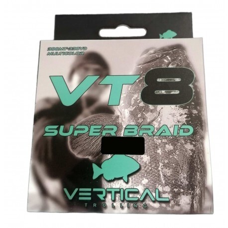 VERTICAL TROLLING VT8 150MT TRECCIATO MULTICOLOR 0,18MM PE 1,2