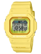NEW Casio G-Shock G-LIDE YELLOW MOVE Surfboard Tint Digital Watch GLX5600RT-9
