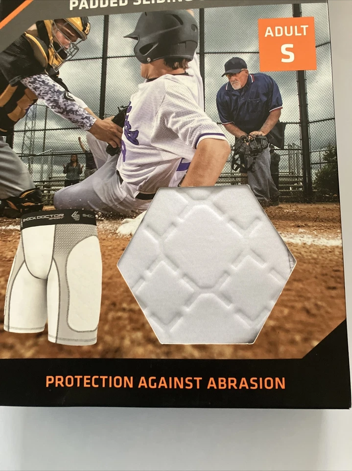 Shock Doctor Sport Acolchado Deslizante Corto Adulto Pequeño 28"-30" Béisbol NUEVO En Caja Foto 3 de 4