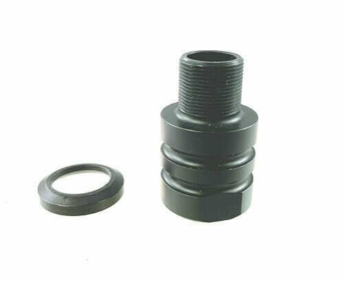 Adattatore in metallo convertibile da filetto 1/2x36 TPI a convertitore filettato 1/2x28 TPI - Foto 2 di 5