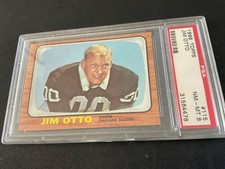1966 TOPPS #115 JIM OTTO  PSA 8 NMMT