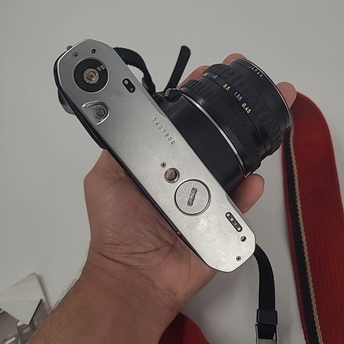Pentax Program Plus 35mm SLR Camera w/ SMC Pentax-A 50mm 1:7 Lens and Case - Picture 9 of 15