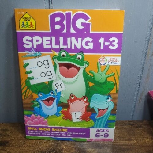 School Zone - Big Spelling Grades 1-3 Fun Workbook Ages 6 to 9