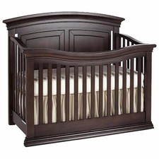 Sorelle Verona 4-in-1 Convertible Panel Crib Model 277 in Espresso Color