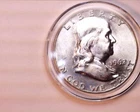 1962 Silver Franklin Half Dollar  - Choice  BU - Very Nice -  * PRICE DROP !