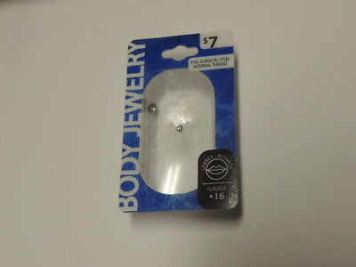 Body Magic Jewelry 316L Surgical - Labret Monroe - 16G Internal Thread Si3218580