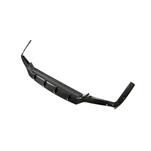 Difusor de parachoques trasero de carbono real divisor de labios adecuado para Porsche Cayenne 2018-2020 - Imagen 9 de 12