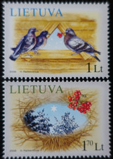 TIMBRES de LITUANIE - NOËL et NOUVEL AN N°800/801 NEUF ** LUXE MNH