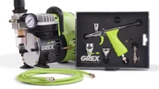 Grex Airbrush Tritium.TG3 Airbrush Combo Kit w/ AC1810-A Compressor - GCK03