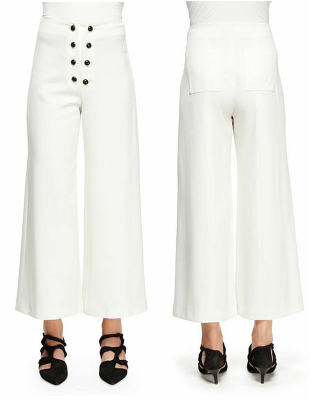 PROENZA SCHOULER Sailor Button Wide Leg 