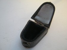 Antique Edwardian Leather Thimble Case / Box / Holder