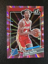 2023-24 Panini Donruss - Rated Rookie Holo Pink Laser #204 Kobe Bufkin /50 (RC)