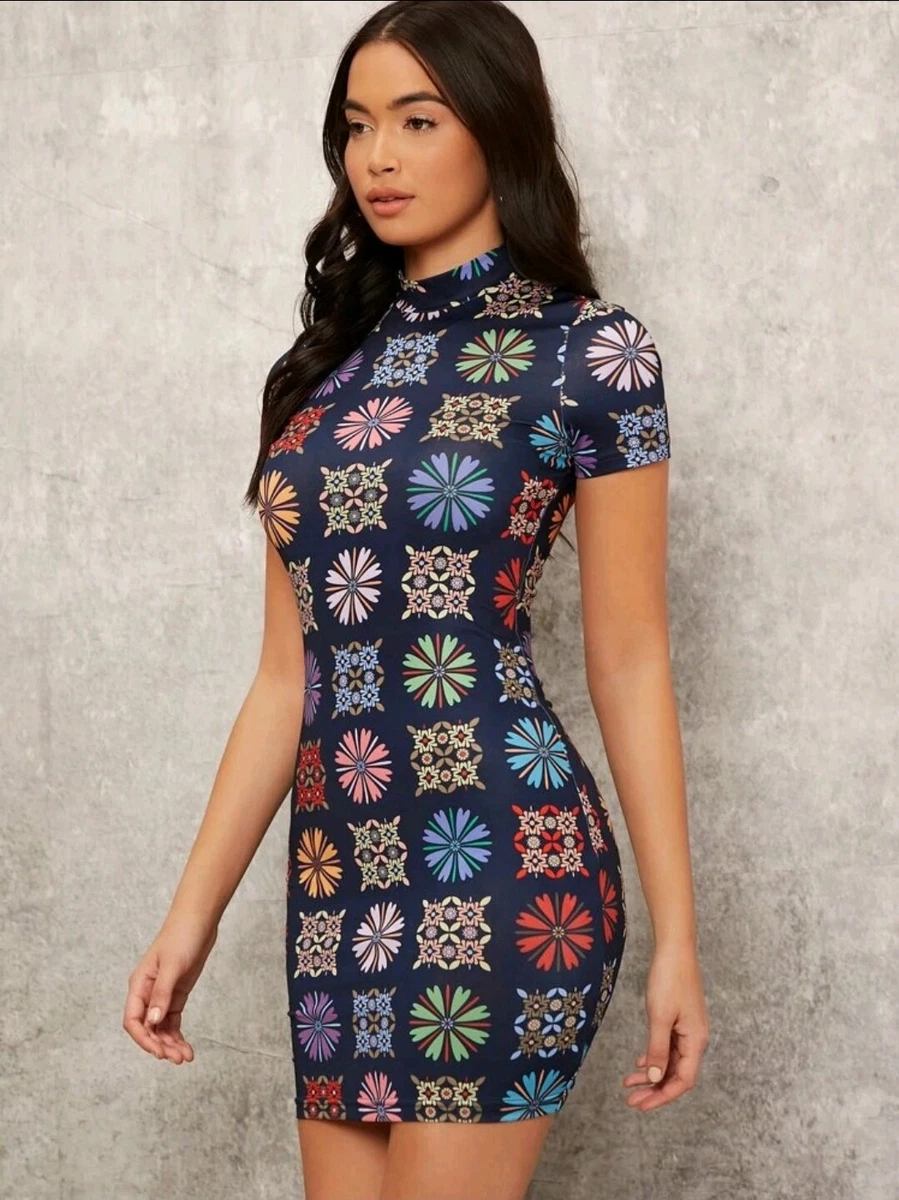 Colourful 2025 bodycon dress