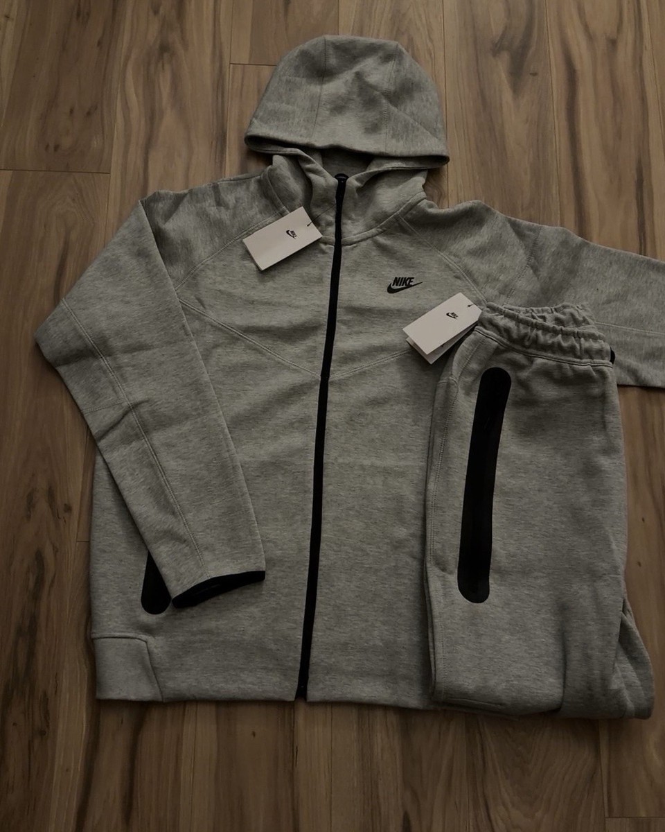 Men's Size Medium Nike Tech Fleece Full-Zip Hoodie And Pants | eBay
