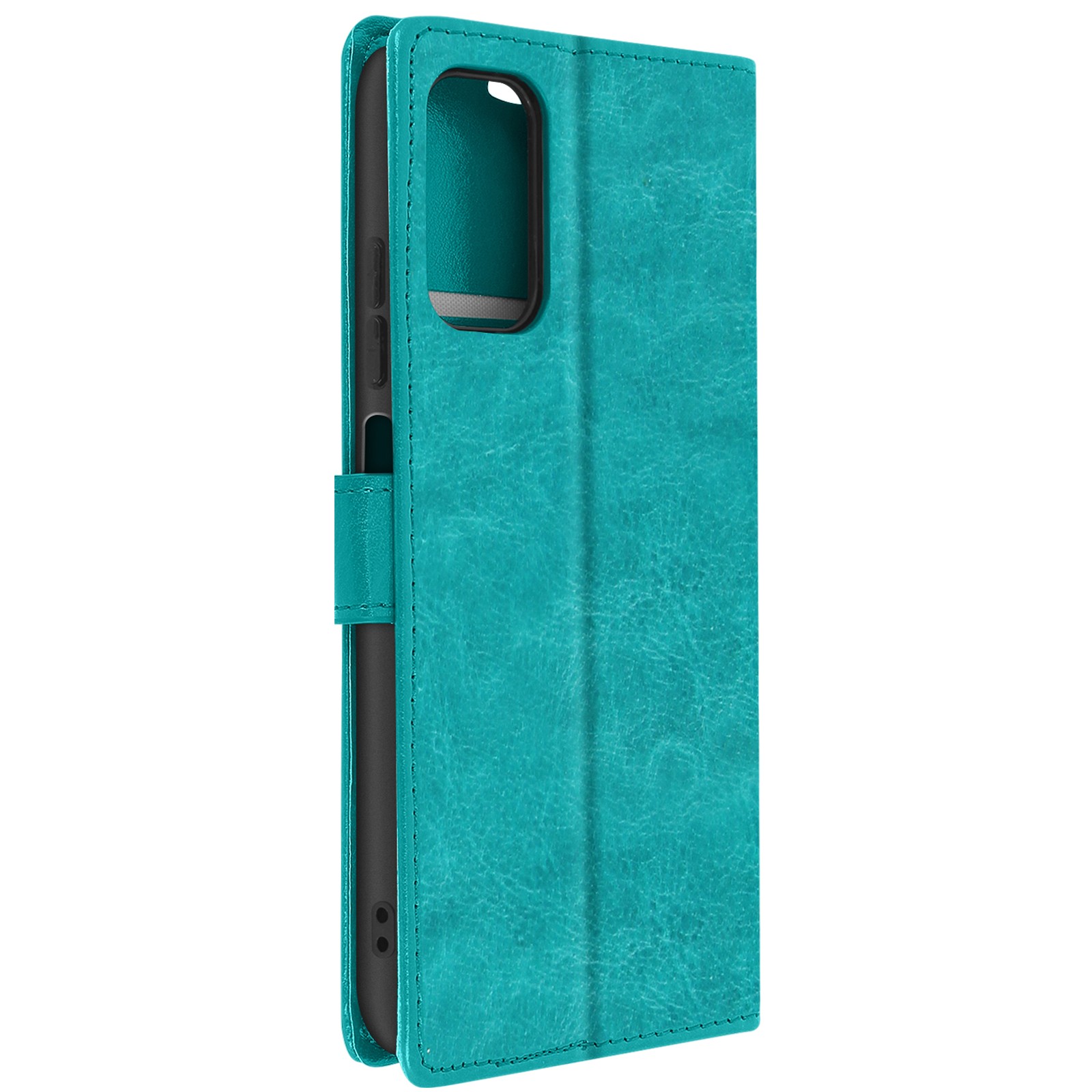 Coque portefeuille Redmi Note 10 Pro anti-rayure écran bleu - 2
