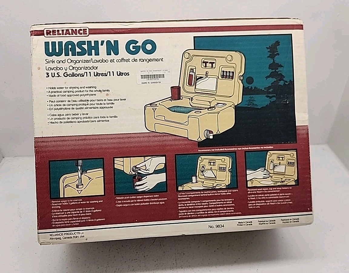 Reliance Products Wash'n Go Compact Gallon Sink for sale online