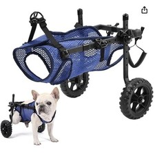 Doglemi Dog Wheelchair Size Medium, Small Breed Dogs Adjustable Length/Width