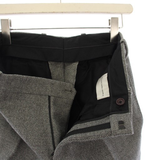 BALENCIAGA Pants Slacks Zip Fly Wool 44 Gray 272546 /TK Women's thumbnail 3