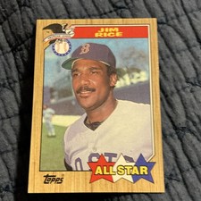 Topps 1987 All-Star #610 Jim Rice Boston Red Sox Baseball Card