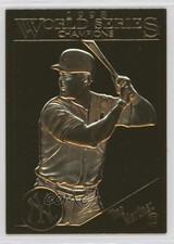 1998 22K Gold New York Yankees World Series Champions Tino Martinez #17 10no