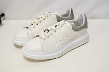 Alexander McQueen White  Grey Oversized Chunky Sneaker Size 42 EU US 9