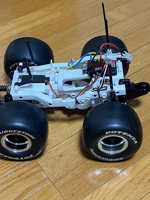 Tamiya Wild Willy 1/10 RC Off Road Wheelie Truck w/ Driver Figure